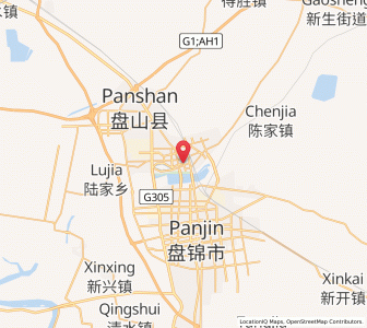 Map of Panshan, Liaoning
