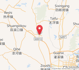 Map of Pantang, Hunan