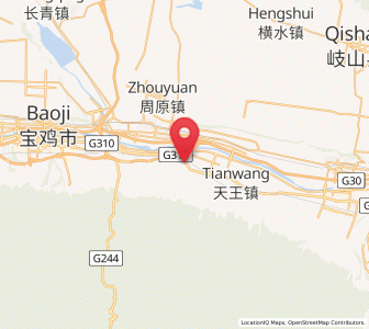 Map of Panxi, Shaanxi