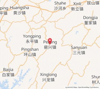 Map of Peixing, Chongqing