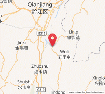 Map of Pengdong, Chongqing
