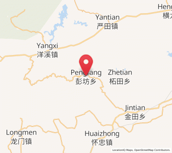 Map of Pengfang, Jiangxi