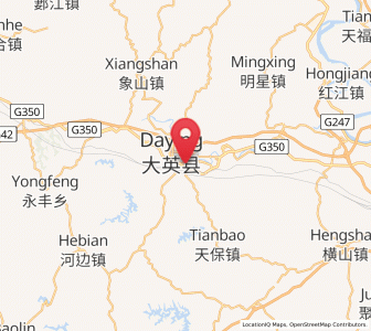 Map of Penglai, Sichuan
