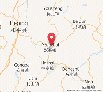 Map of Pengzhai, Guangdong