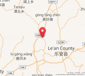 Map of Pengzhou, Jiangxi