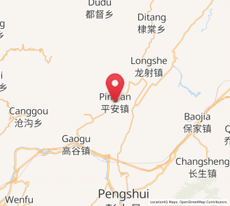 Map of Ping’an, Chongqing