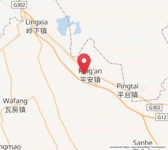 Map of Ping’an, Jilin