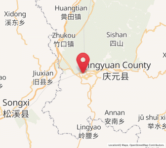 Map of Pingdu, Zhejiang