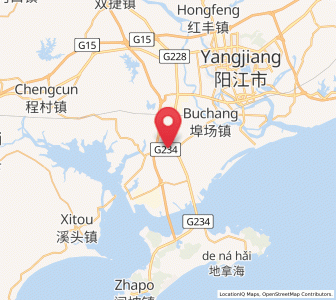 Map of Pinggang, Guangdong
