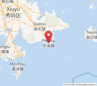 Map of Pinghai, Fujian