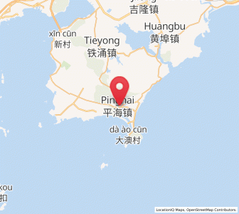 Map of Pinghai, Guangdong