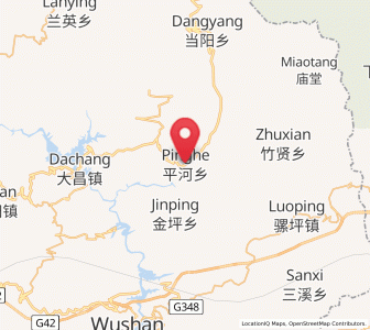 Map of Pinghe, Chongqing