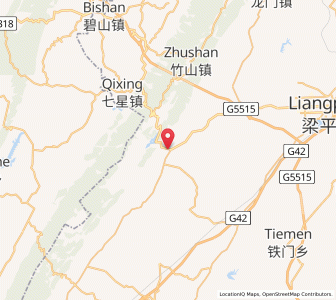Map of Pingjin, Chongqing