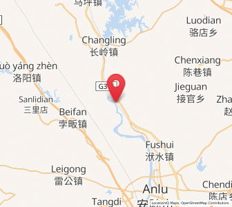 Map of Pinglin, Hubei
