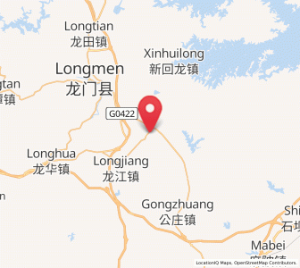Map of Pingling, Guangdong