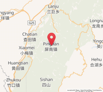 Map of Pingnan, Zhejiang