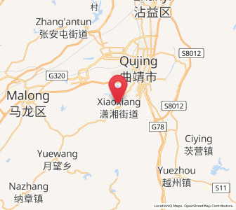 Map of Pingpo, Yunnan