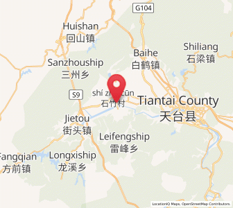Map of Pingqiao, Zhejiang