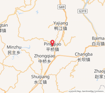 Map of Pingqiao, Chongqing