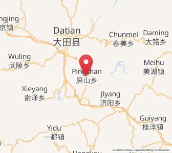 Map of Pingshan, Fujian