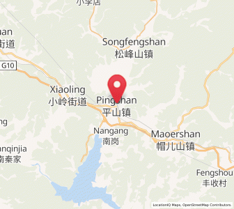 Map of Pingshan, Heilongjiang