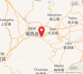 Map of Pingshang, Guangdong