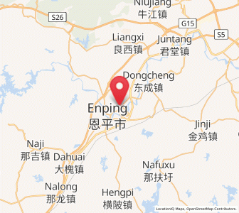 Map of Pingshi, Guangdong