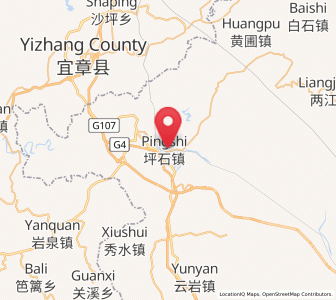 Map of Pingshi, Guangdong