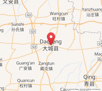 Map of Pingshu, Hebei