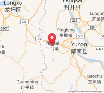 Map of Pingtai, Guangdong