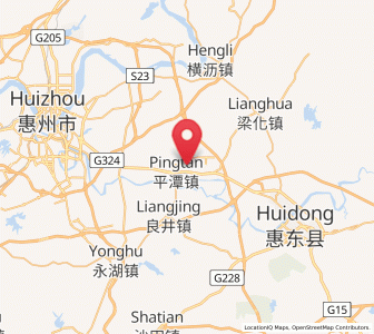 Map of Pingtan, Guangdong
