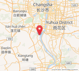 Map of Pingtang, Hunan