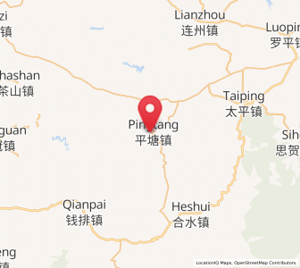 Map of Pingtang, Guangdong