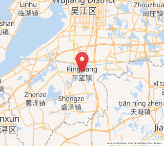 Map of Pingwang, Jiangsu