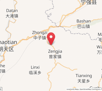 Map of Pingxi, Sichuan