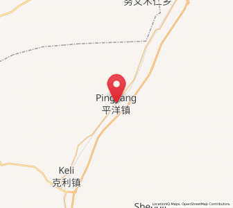 Map of Pingyang, Heilongjiang