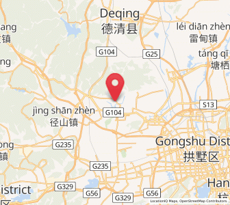Map of Pingyao, Zhejiang