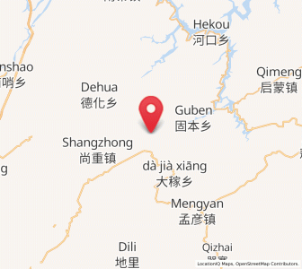 Map of Pingzhai, Guizhou