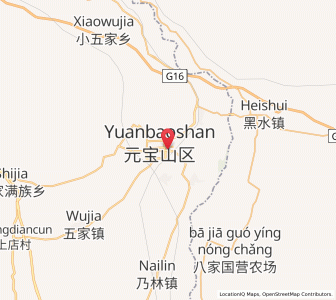 Map of Pingzhuang, Inner Mongolia