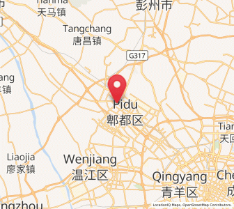 Map of Pitong, Sichuan