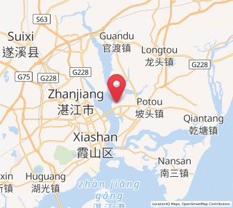 Map of Potou, Guangdong