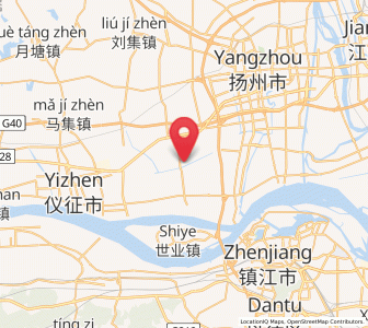 Map of Poxi, Jiangsu