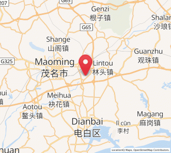 Map of Poxin, Guangdong