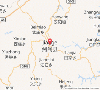 Map of Pu’an, Sichuan