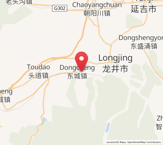 Map of Pucheng, Jilin