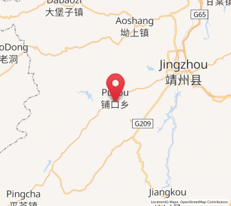 Map of Pukou, Hunan