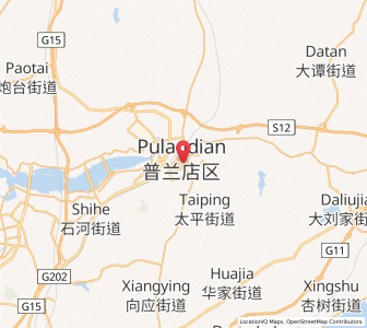 Map of Pulandian, Liaoning