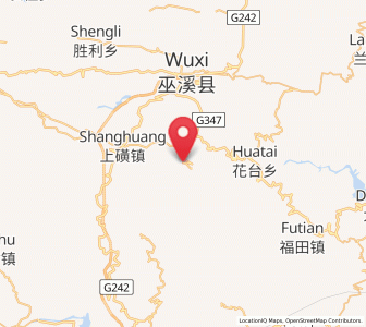 Map of Pulian, Chongqing
