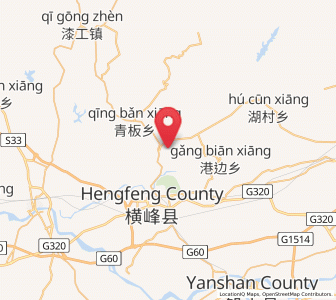 Map of Puqian, Jiangxi