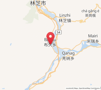 Map of Puqu, Tibet